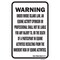 Signmission Safety Sign, 12 in Height, Aluminum, 18 in Length, 25146 A-1218-25146 - alternate 1